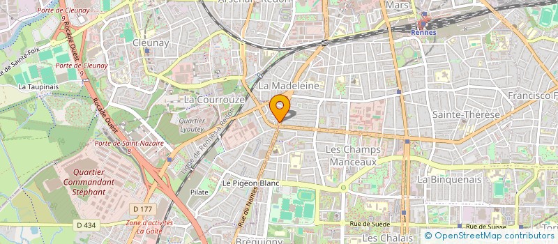 localisation de l'entreprise MONSIEUR MAXIME GALON  LE RHEU