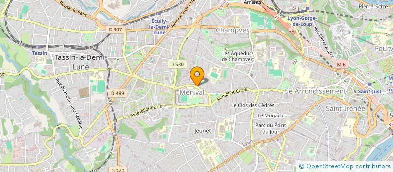 localisation de l'entreprise MONSIEUR MAXIME GAMART  LYON