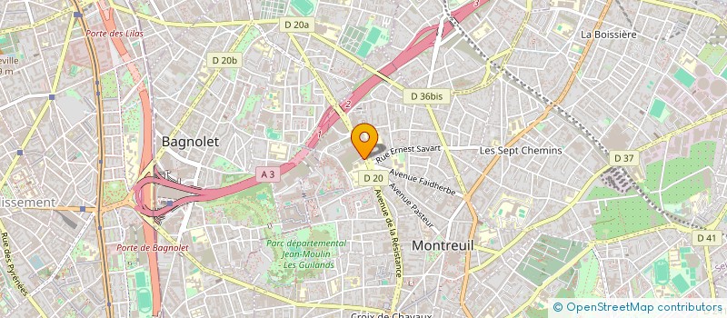 localisation de l'entreprise MONSIEUR MAXIME GANDEL à MONTREUIL