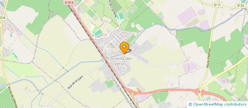 localisation de l'entreprise MONSIEUR MAXIME GARCIA  CORNEILLA-DEL-VERCOL