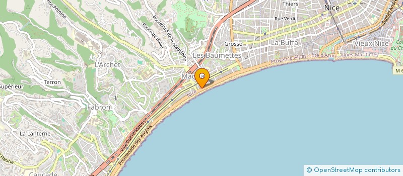 localisation de l'entreprise MONSIEUR MAXIME GARCIA à NICE