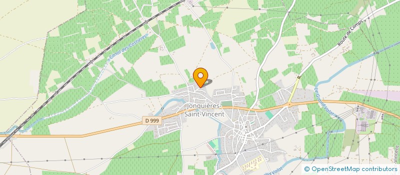 localisation de l'entreprise MONSIEUR MAXIME GARCIN  JONQUIERES-SAINT-VINCENT