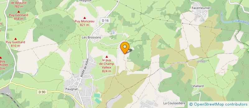 localisation de l'entreprise MONSIEUR MAXIME GARCIN  CHARBONNIERES-LES-VARENNES