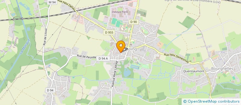 localisation de l'entreprise MONSIEUR MAXIME GARDIN  CYSOING