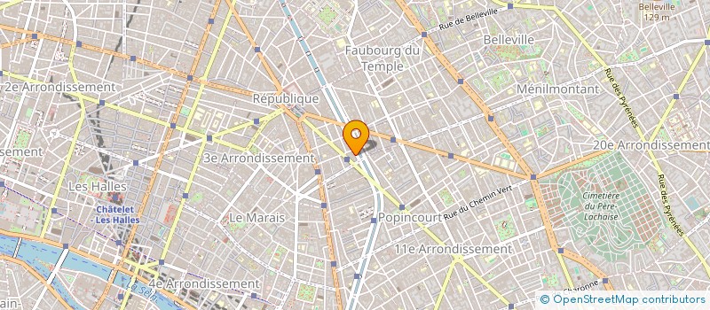 localisation de l'entreprise MONSIEUR MAXIME GARNIER  PARIS