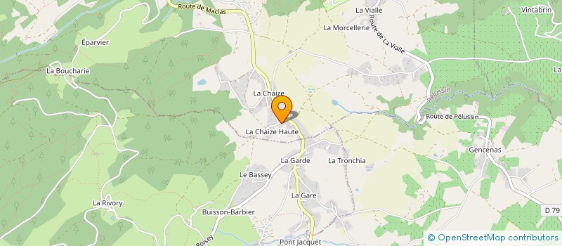 localisation de l'entreprise MONSIEUR MAXIME GARON à PELUSSIN