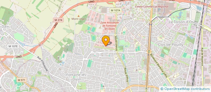 localisation de l'entreprise MONSIEUR MAXIME GAROT  FONTAINE-LES-DIJON