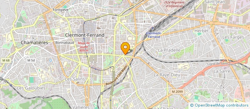 localisation de l'entreprise MONSIEUR MAXIME GARROUSTE  CLERMONT-FERRAND