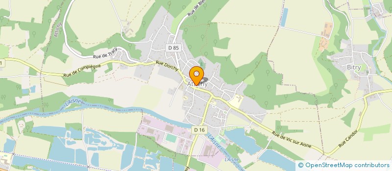 localisation de l'entreprise MONSIEUR MAXIME GASCHET  ATTICHY