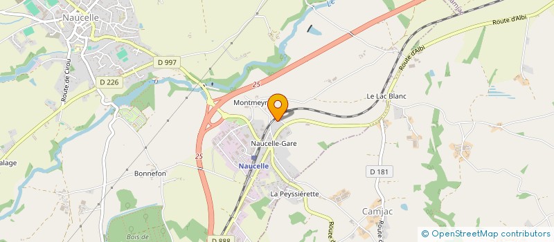 localisation de l'entreprise MONSIEUR MAXIME GASCOIN  NAUCELLE