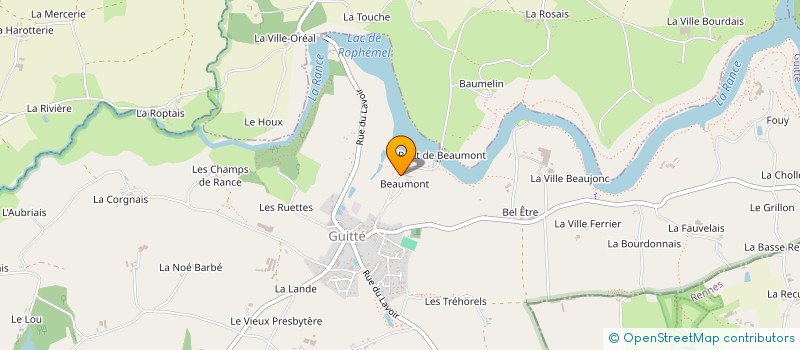 localisation de l'entreprise MONSIEUR MAXIME GASREL  GUITTE