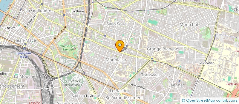 localisation de l'entreprise MONSIEUR MAXIME GATHELIER  LYON