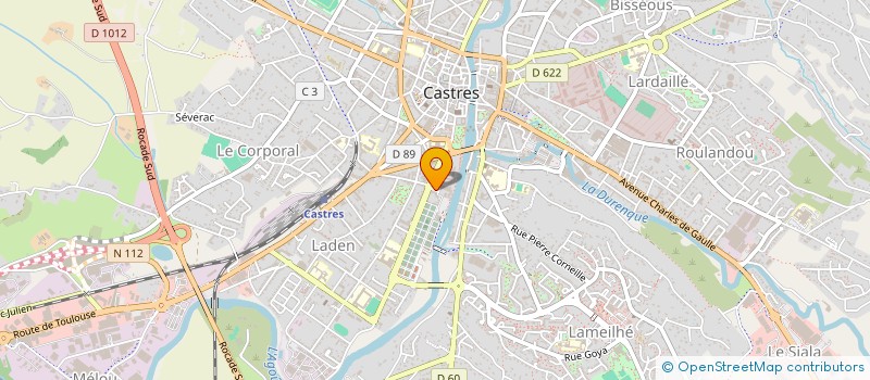 localisation de l'entreprise MONSIEUR MAXIME GAU  CASTRES