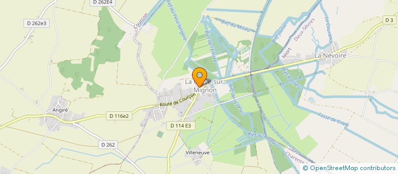 localisation de l'entreprise MONSIEUR MAXIME GAUTIER à LA GREVE-SUR-MIGNON