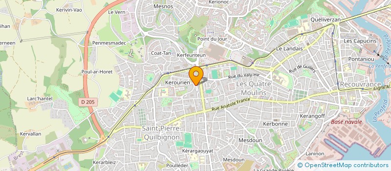 localisation de l'entreprise MONSIEUR MAXIME GEAY à BREST