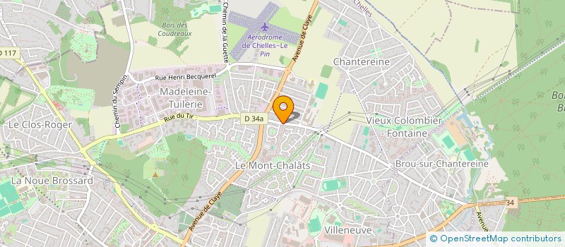 localisation de l'entreprise MONSIEUR MAXIME GERARD  CHELLES