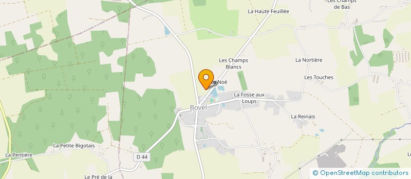 localisation de l'entreprise MONSIEUR MAXIME GERARD  BOVEL