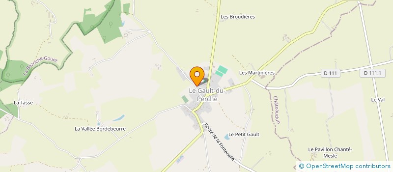 localisation de l'entreprise MONSIEUR MAXIME GERAY  LE GAULT-DU-PERCHE