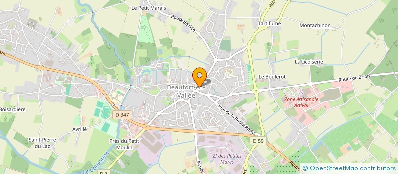 localisation de l'entreprise MONSIEUR MAXIME GERMAIN  BRISSAC LOIRE AUBANCE