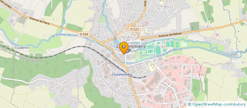 localisation de l'entreprise MONSIEUR MAXIME GEROME à COULOMMIERS