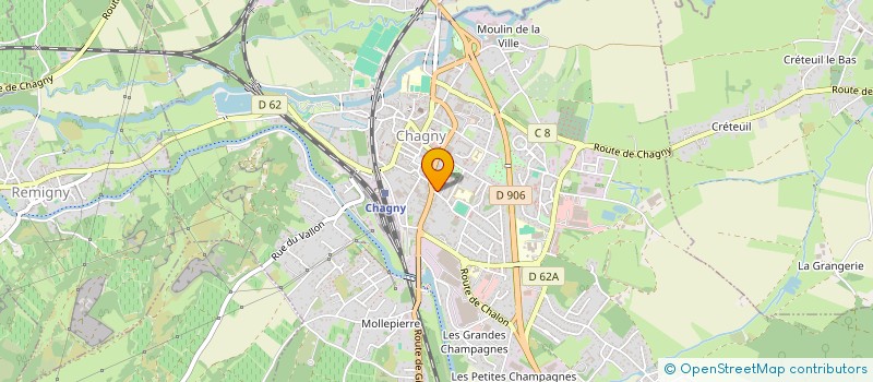 localisation de l'entreprise MONSIEUR MAXIME GEY à CHAGNY
