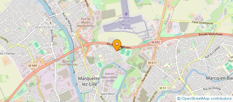 localisation de l'entreprise MONSIEUR MAXIME GHARBI  MARQUETTE-LEZ-LILLE