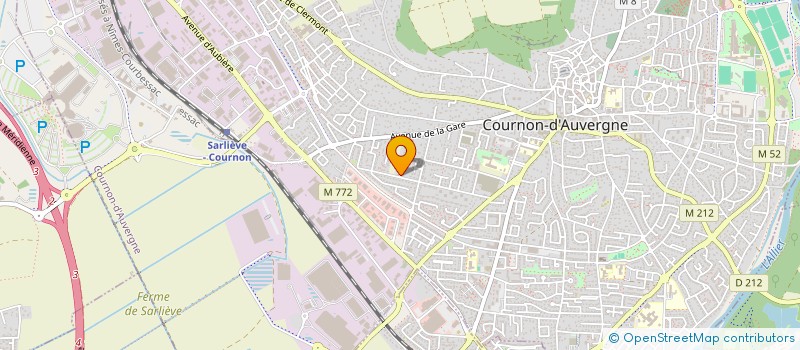 localisation de l'entreprise MONSIEUR MAXIME GIF  COURNON-D'AUVERGNE