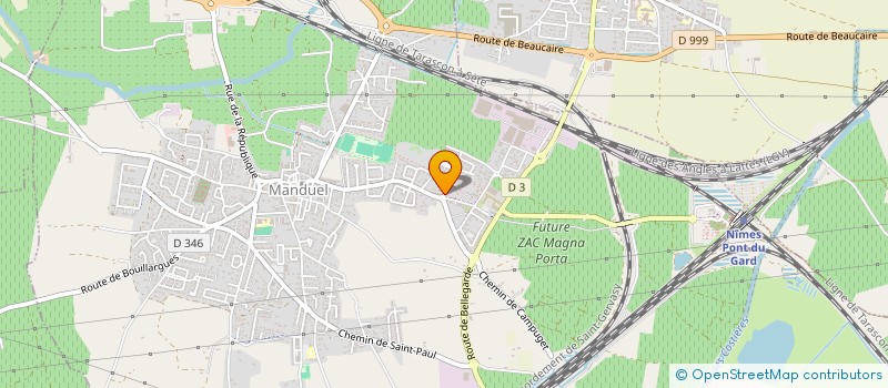 localisation de l'entreprise MONSIEUR MAXIME GIF à MANDUEL