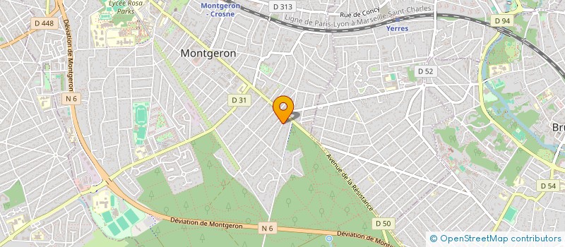 localisation de l'entreprise MONSIEUR MAXIME GILET à MONTGERON