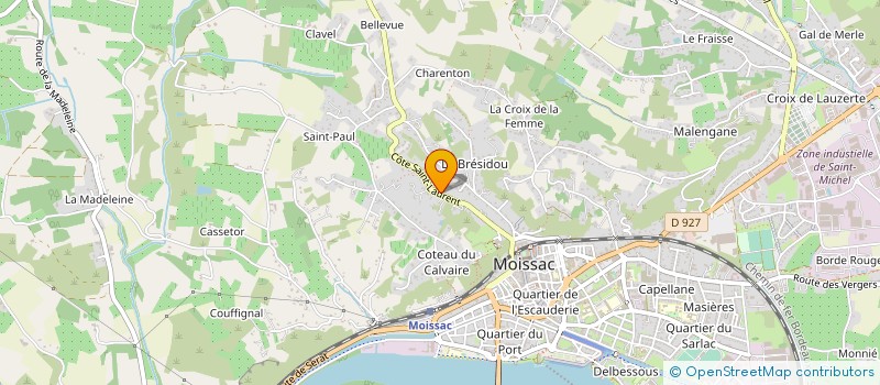 localisation de l'entreprise MONSIEUR MAXIME GILLIS à MOISSAC