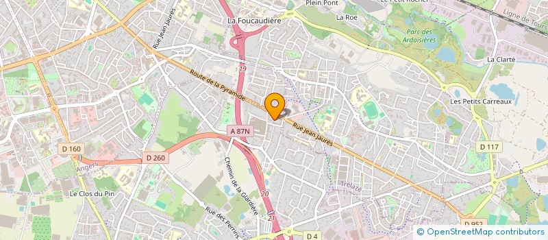 localisation de l'entreprise MONSIEUR MAXIME GINCHELEAU à LES PONTS-DE-CE