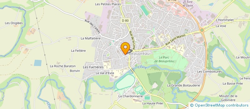 localisation de l'entreprise MONSIEUR MAXIME GINCHELOT à BEAUPREAU-EN-MAUGES