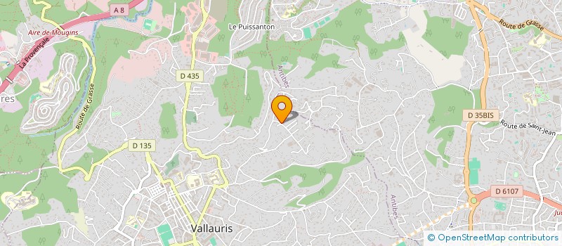 localisation de l'entreprise MONSIEUR MAXIME GIORDANO à VALLAURIS