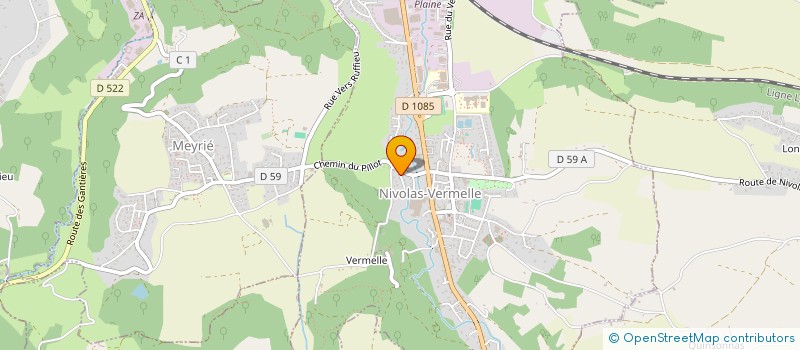 localisation de l'entreprise MONSIEUR MAXIME GIORDANO  NIVOLAS-VERMELLE