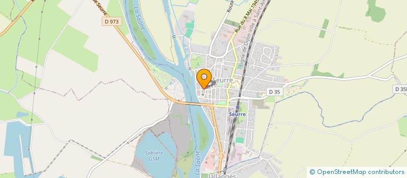 localisation de l'entreprise MONSIEUR MAXIME GIRARD  SEURRE