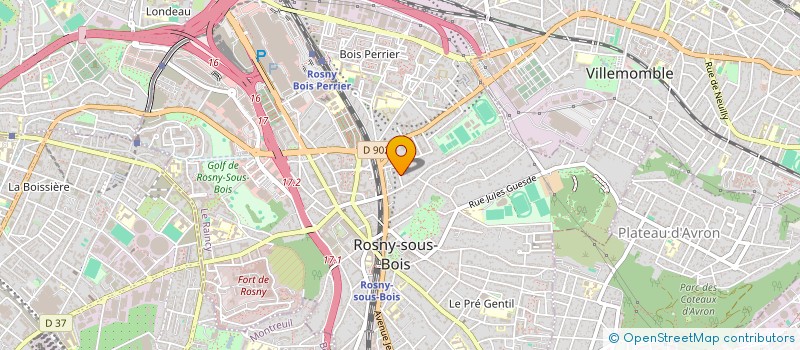 localisation de l'entreprise MONSIEUR MAXIME GIRARDIN à ROSNY-SOUS-BOIS