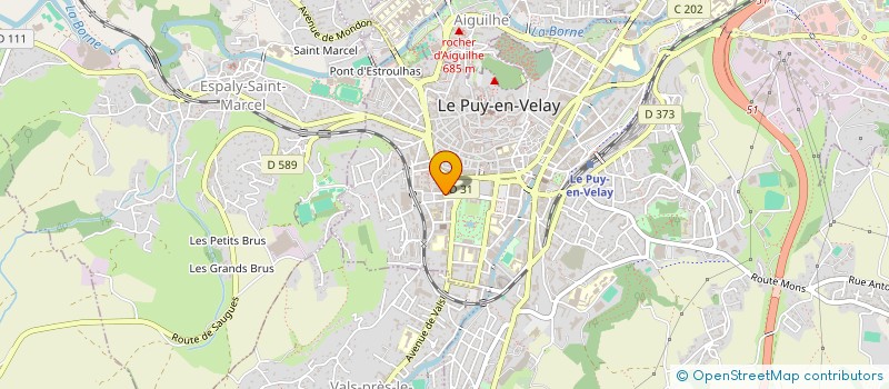 localisation de l'entreprise MONSIEUR MAXIME GIROUD  LE PUY-EN-VELAY