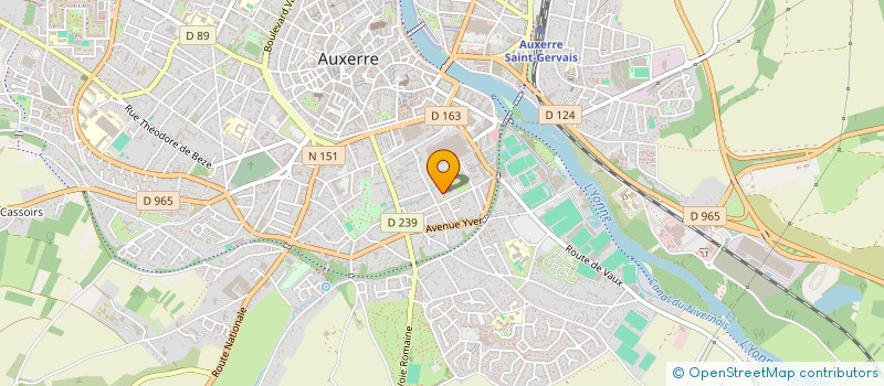 localisation de l'entreprise MONSIEUR MAXIME GIROUDON à AUXERRE
