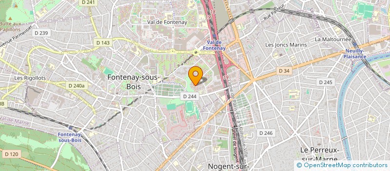localisation de l'entreprise MONSIEUR MAXIME GITTINGER à FONTENAY-SOUS-BOIS