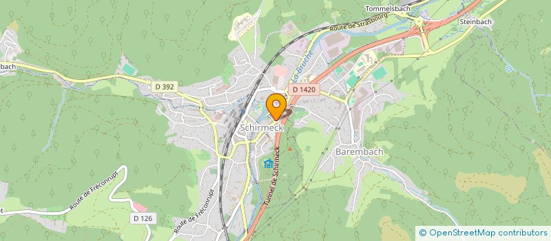 localisation de l'entreprise MONSIEUR MAXIME GLAPIN  SCHIRMECK