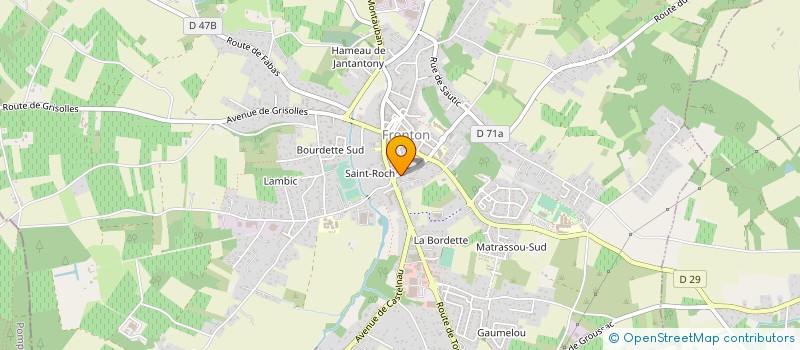 localisation de l'entreprise MONSIEUR MAXIME GNAMBE à BOULOC