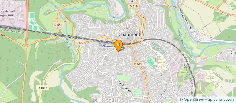 localisation de l'entreprise MONSIEUR MAXIME GOBETTI à CHAUMONT