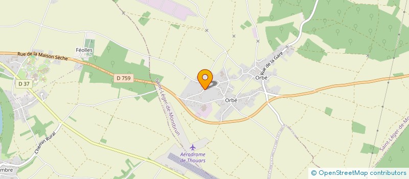 localisation de l'entreprise MONSIEUR MAXIME GOBIN  SAINT-LEGER-DE-MONTBRUN