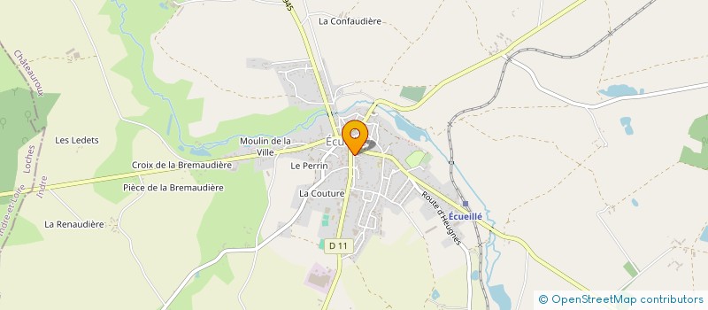 localisation de l'entreprise MONSIEUR MAXIME GODART à ECUEILLE