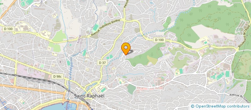 localisation de l'entreprise MONSIEUR MAXIME GODIN  SAINT-RAPHAEL