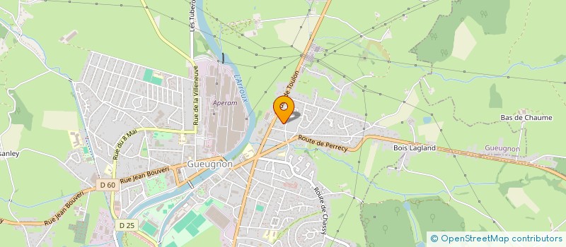 localisation de l'entreprise MONSIEUR MAXIME GODINEAU à GUEUGNON