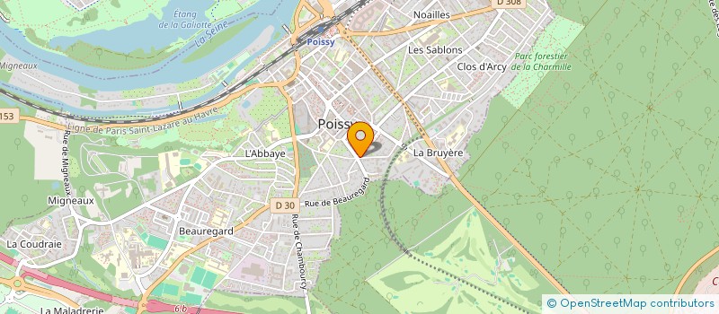 localisation de l'entreprise MONSIEUR MAXIME GOETZ  POISSY