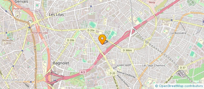 localisation de l'entreprise MONSIEUR MAXIME GOGRIS à BAGNOLET