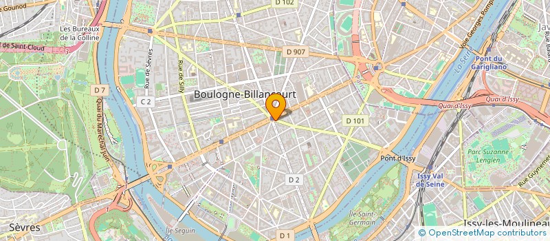 localisation de l'entreprise MONSIEUR MAXIME GOILLANDEAU à BOULOGNE-BILLANCOURT