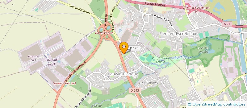 localisation de l'entreprise MONSIEUR MAXIME GOLLIOT  LAUWIN-PLANQUE